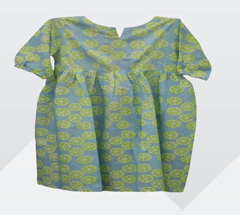 block printing cotton dress