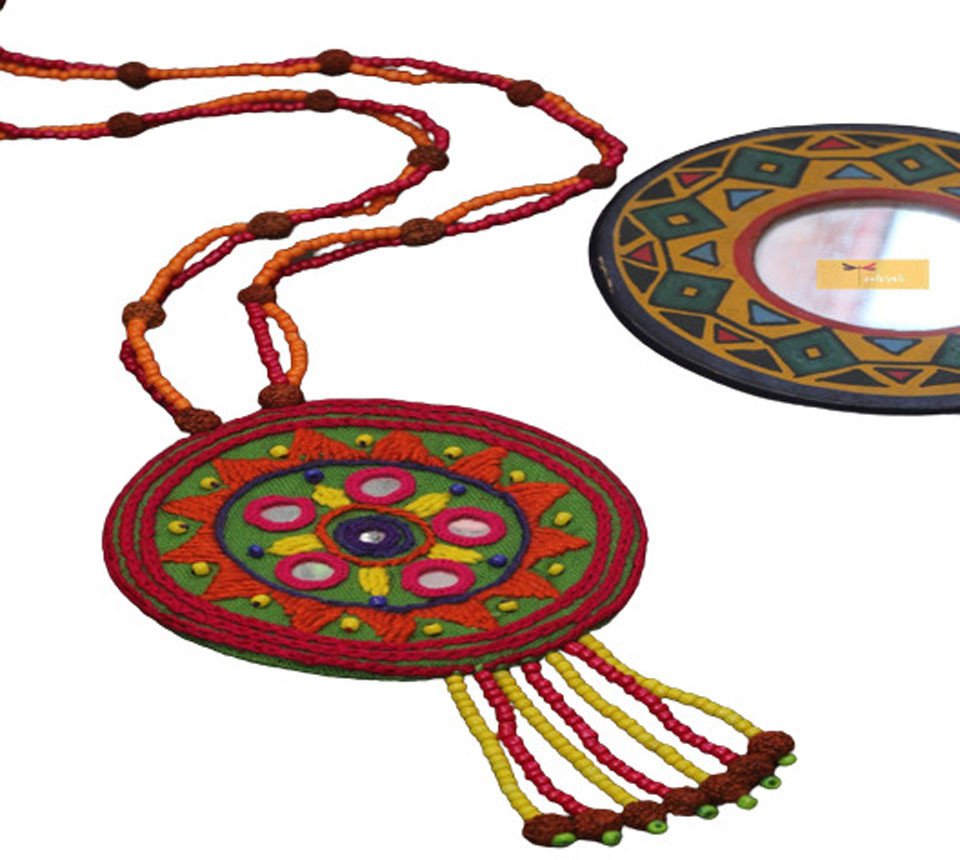 Handcrafted Fabric Based Neckpiece